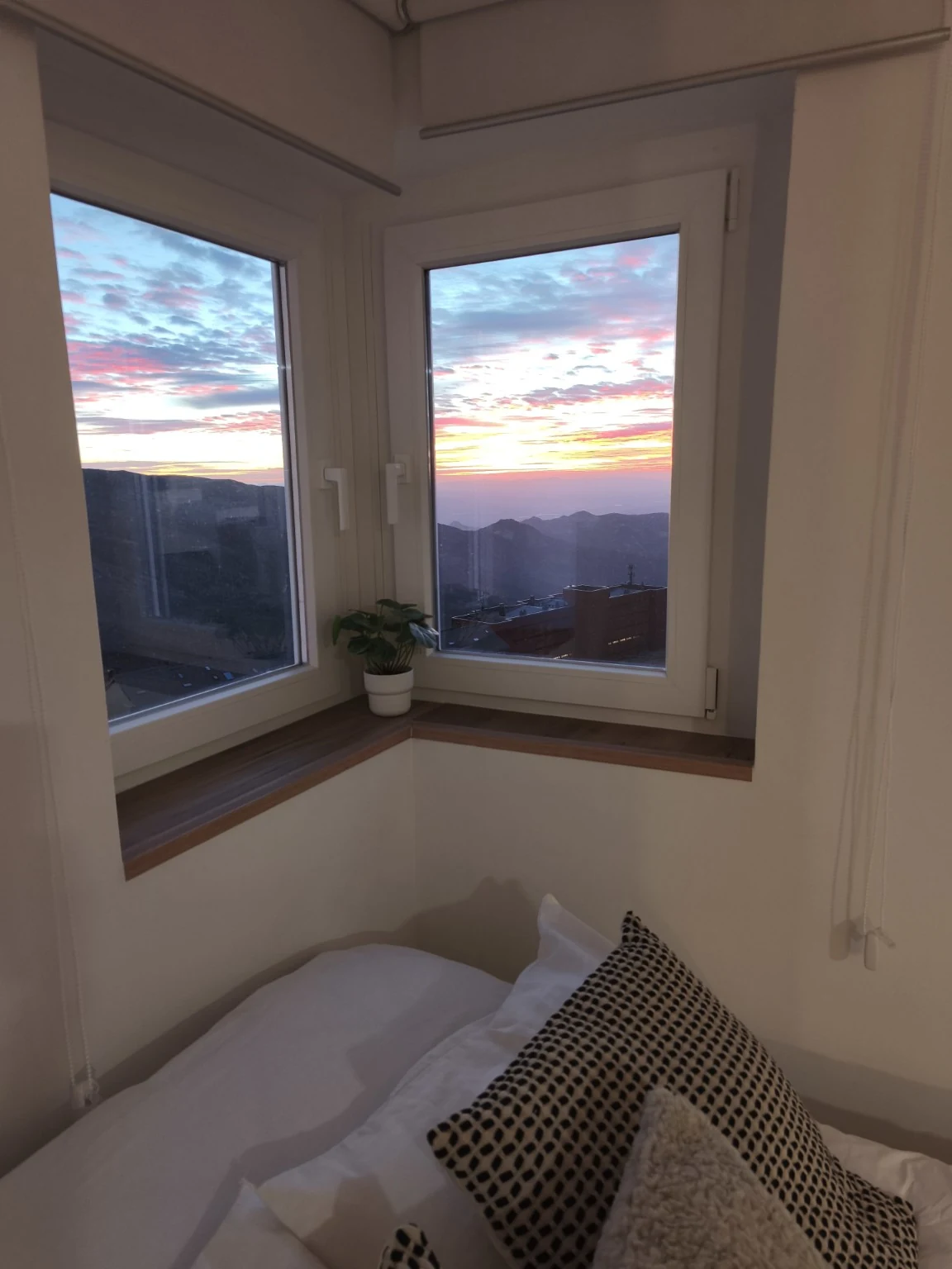Atardecer desde la cama